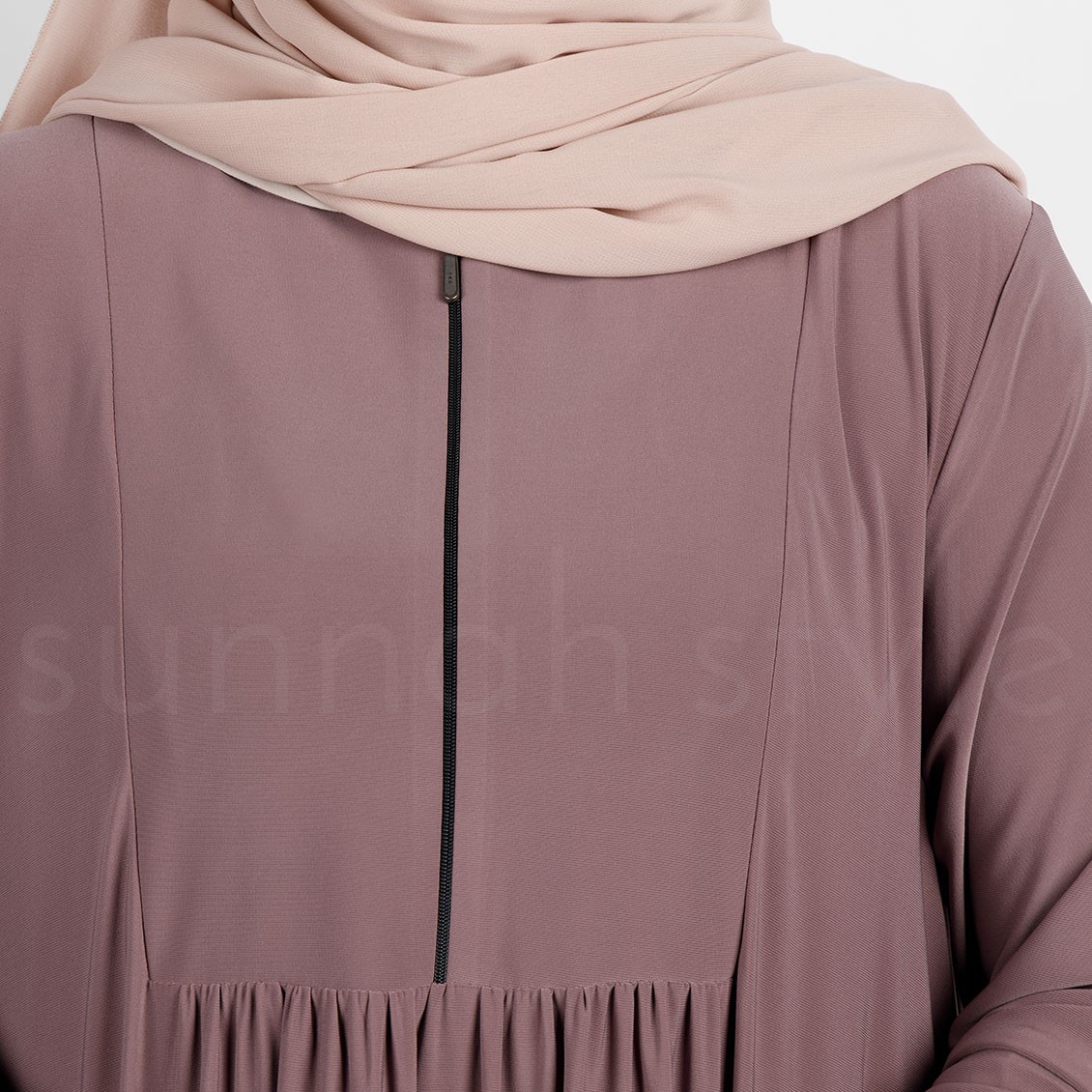 Sunnah Style Flourish Jersey Abaya Twilight Mauve